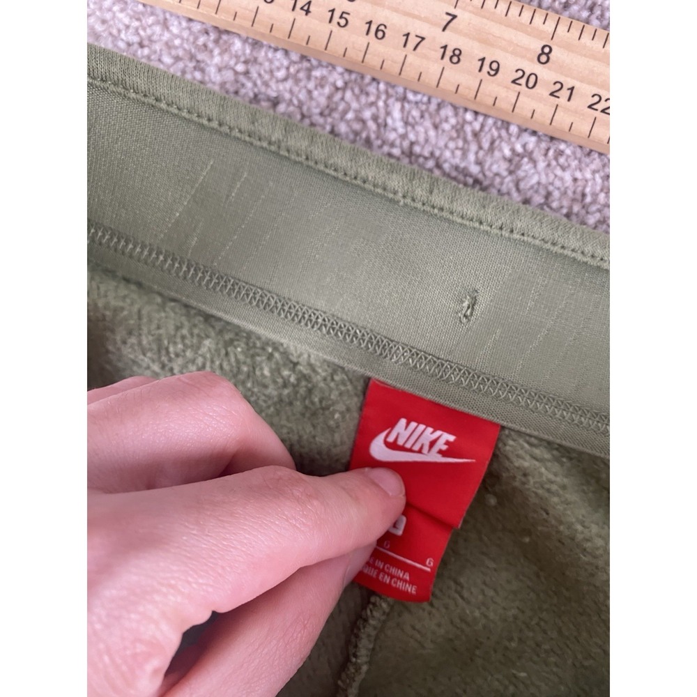 Nike Pants Men L Green Joggers Sweatpants Tech Fleece Gym Active Work 805162-387 - Picture 10 of 13